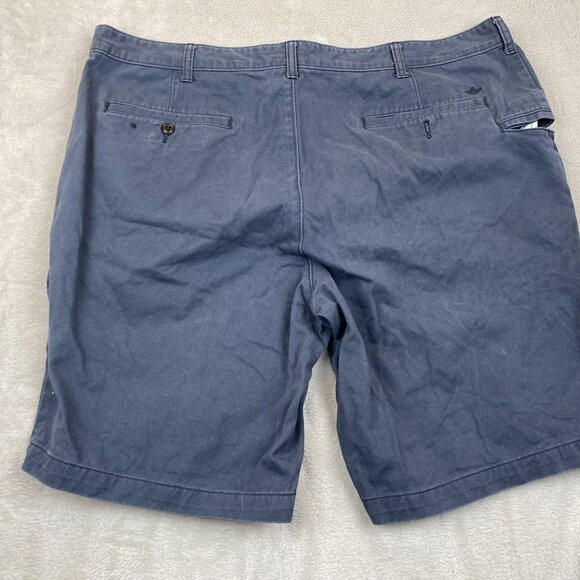 Dockers Men's Chino Shorts W42 Blue with Cell Phone Pocket - Picture 2 of 6